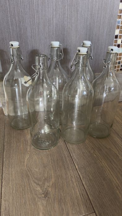 IKEA бутыли 1 л с бугельной крышкой