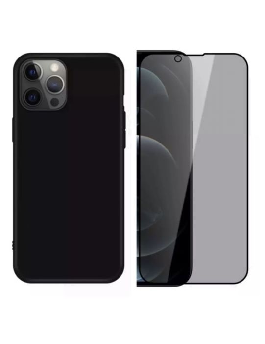 Iphone 14/15/16E/17 PRO MAX Husa Tpu HD + Folie Sticla Curbata 7D 22D