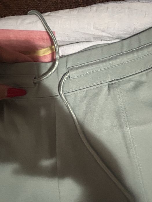 Pantaloni dama verde menta L