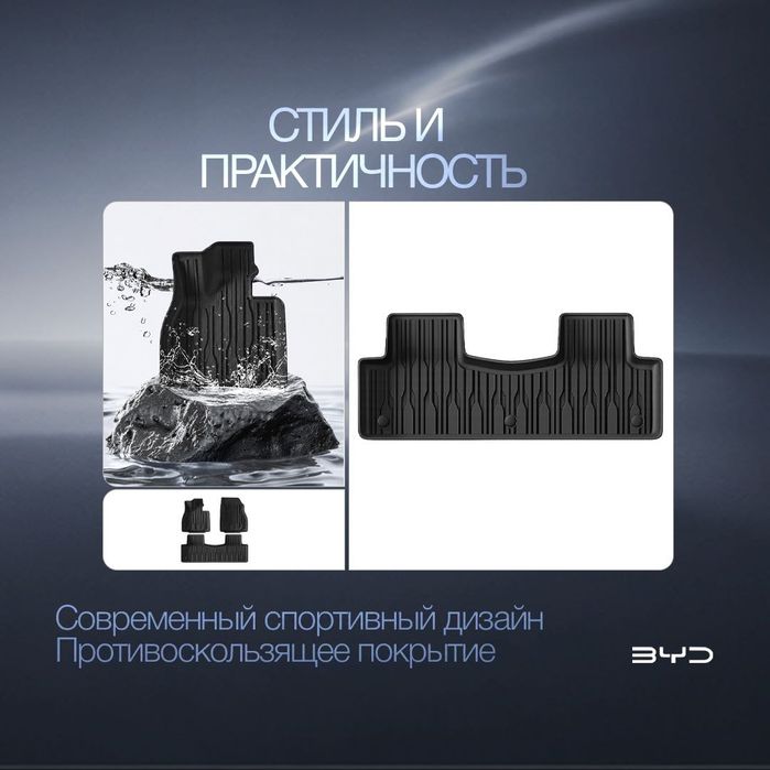 Салонные TPE коврики для BYD Sealion 06