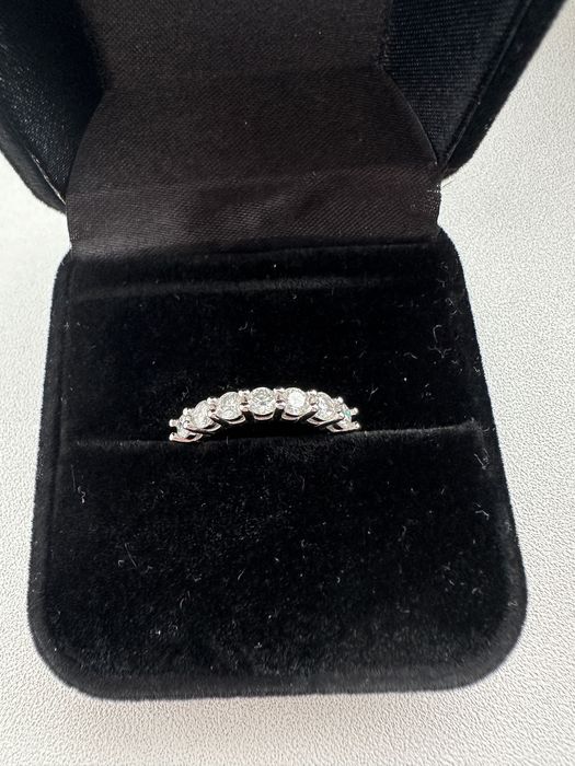 Inel argint cu moissanite