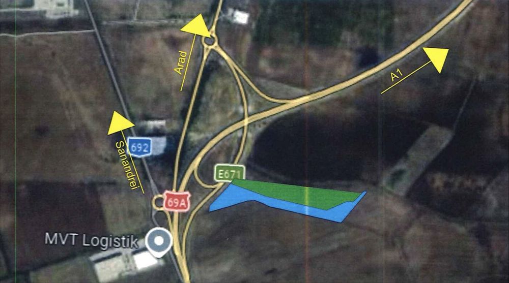 Vand doua terenuri in Calea Aradului