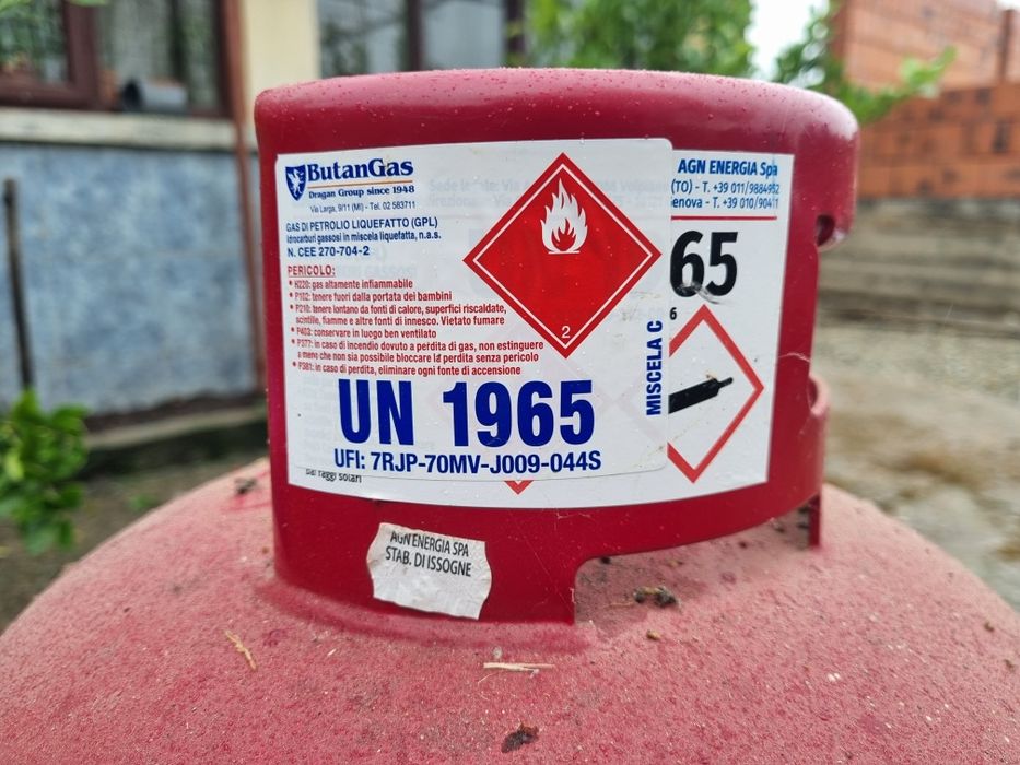 Vând butelie 45 litri