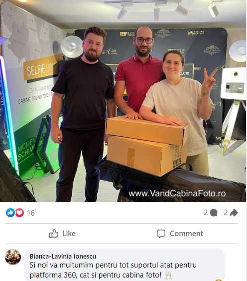 Cea mai ieftina Platforma 360 Selfie Video de vanzare - PBF TECUCI