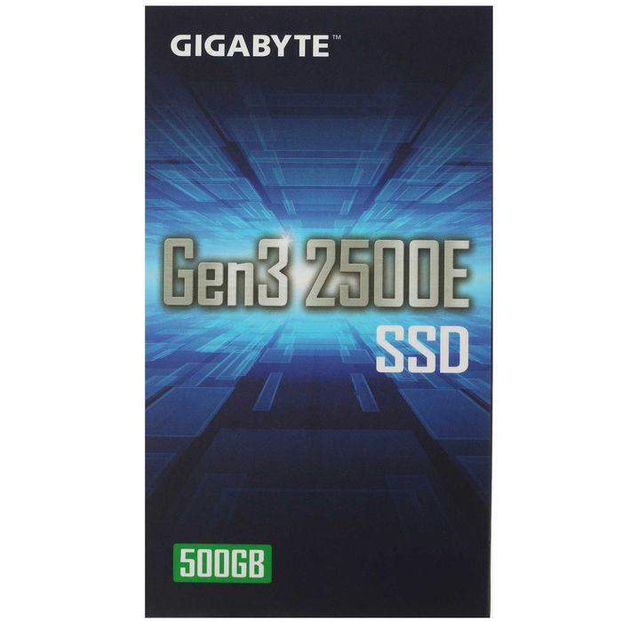 - Твердотельный накопитель SSD M.2 500GB Gigabyte Gen4 2500E NVMe
