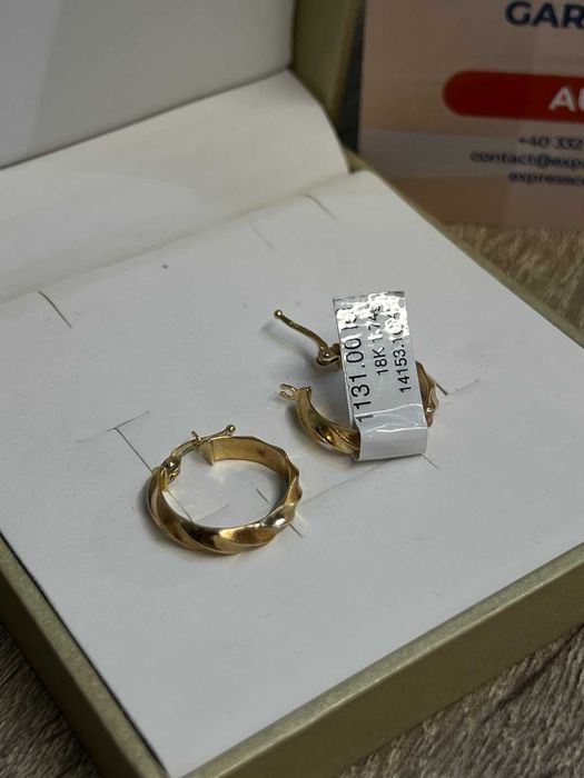 Cercei Aur 18K 1.75gr (ag42 b.14153) GARANTIE 24 LUNI