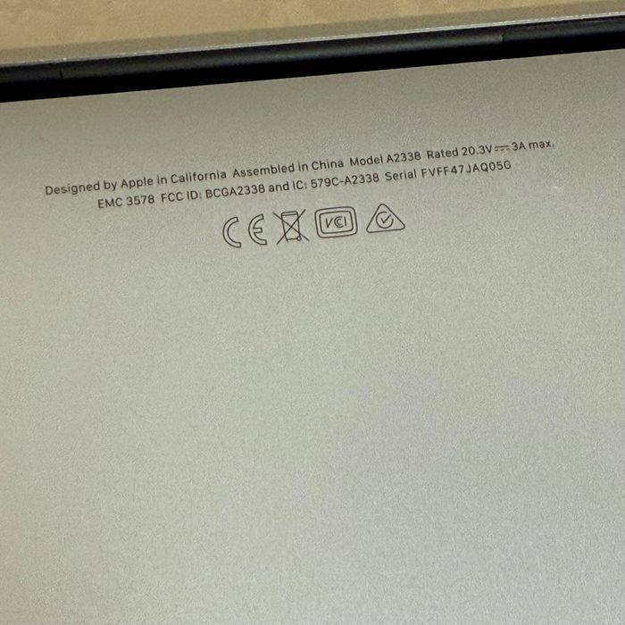  MacBook Pro M1 256 GB