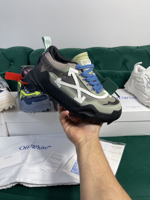 Adidasi Off White ODSY piele naturala Premium Full Box colectie noua