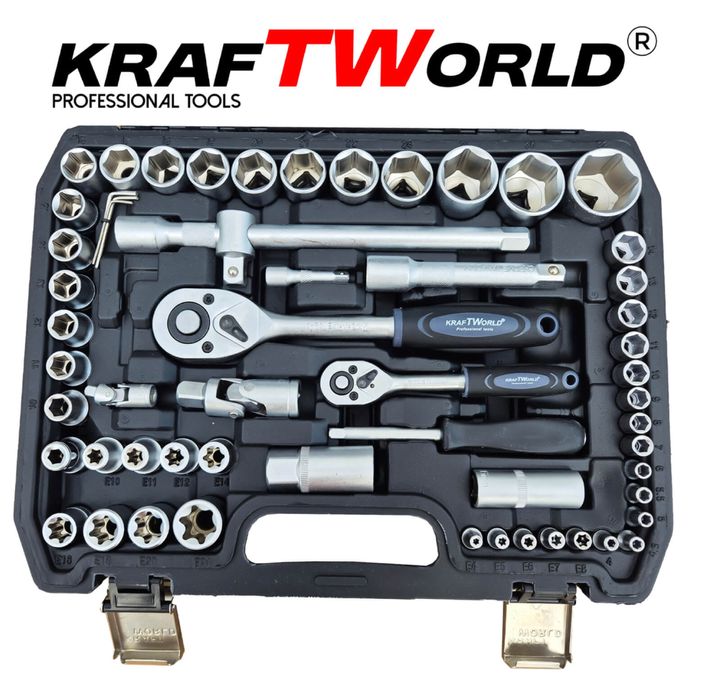 Немско професионално  Гедоре със 108 Части Kraft  – Високо Качество!