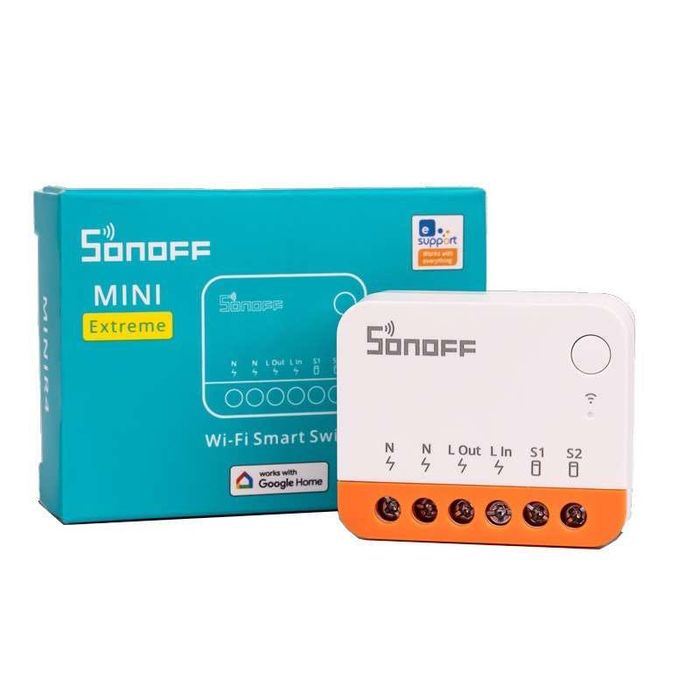 SONOFF MINIR4 Extreme: умное реле в подрозетник, Wi-Fi, LAN