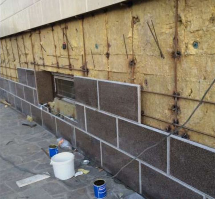 Травертин гранит мрамор монтаж