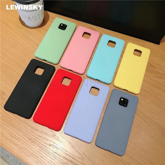 Матов Силиконов Кейс Huawei P40 P30 P50 Pro Lite Mate 20 P20 P Smart