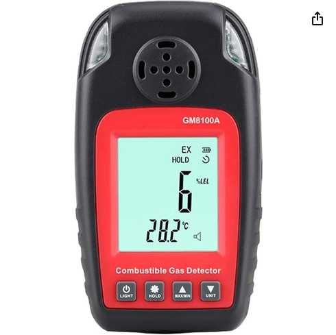 детектор за запалими газове Benetech GM8100A