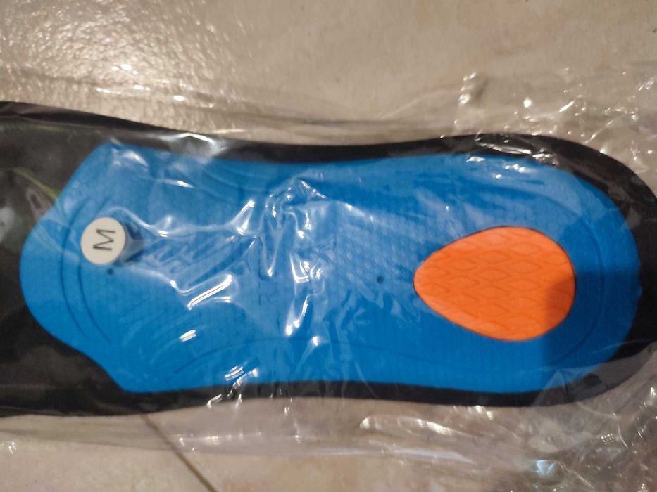 Мъжки ортопедични стелки за обувки, със свод, 43, НОВИ!