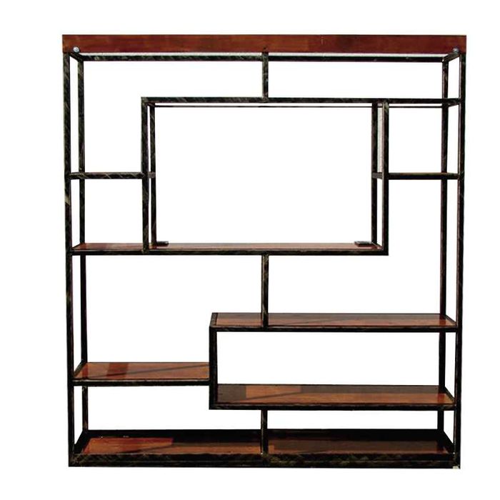 Raft lemn si fier, stil industrial-totul pe comanda-solicita oferta