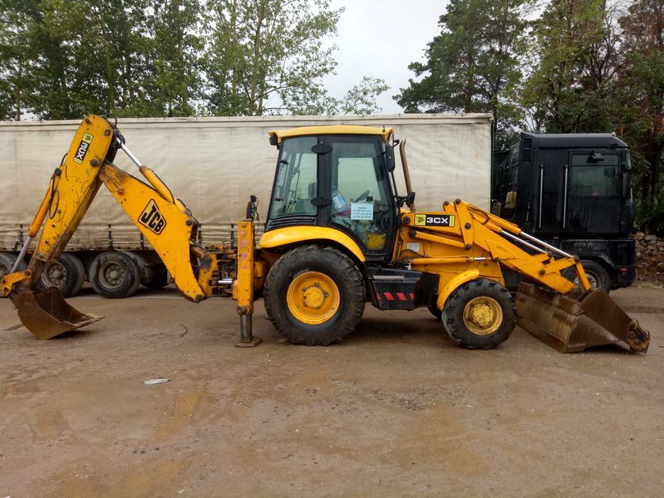 Экскаватор-погрузчик, 3в1, петушок