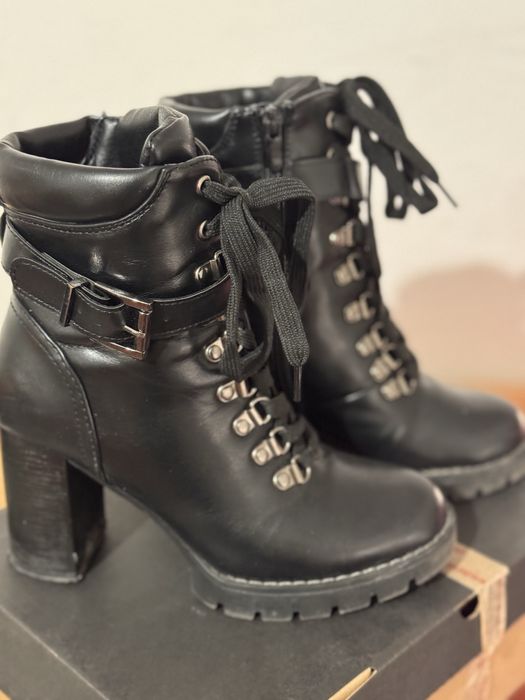 Обувки еко кожа с ток от тенденз