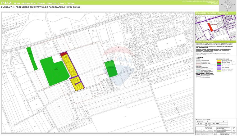 Teren Intravilan de vanzare 21000 mp Balotesti Central Soseaua Unirii