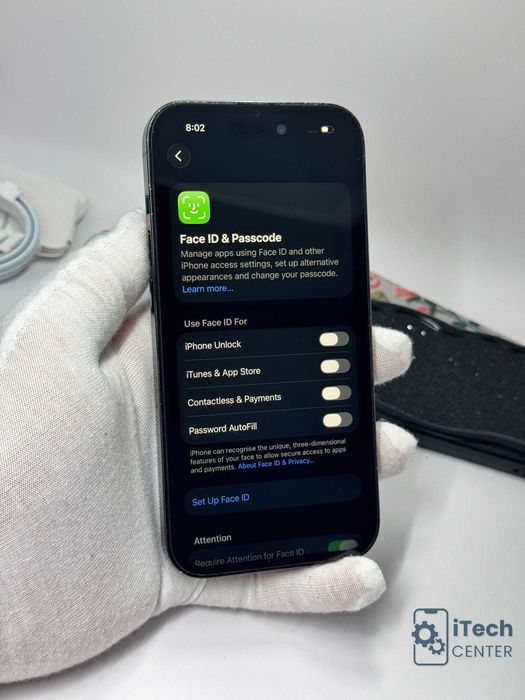 iPhone 14 Pro, 256GB, Black, 100% батерия, КАТО НОВ, ГАРАНЦИЯ!