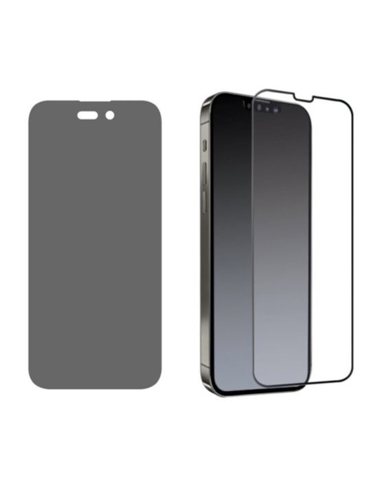 Iphone 14/15/16e/17 PRO MAX AIR Folie Sticla PRIVACY 6D 22D 99H 0.3MM