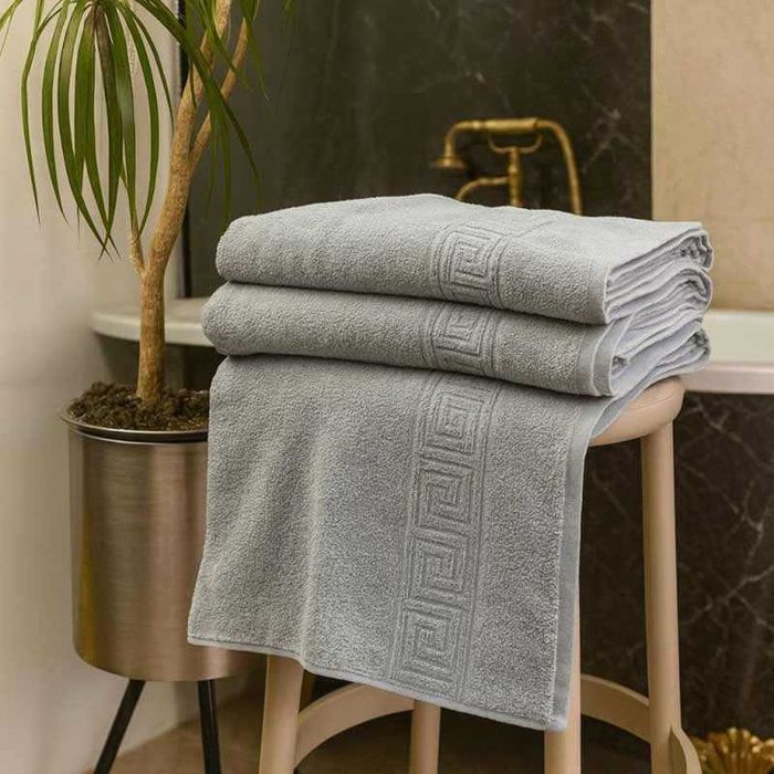 Хавлиена кърпа за баня, хавлия, 70 х 140 см, гръцки десен, 3 цвята