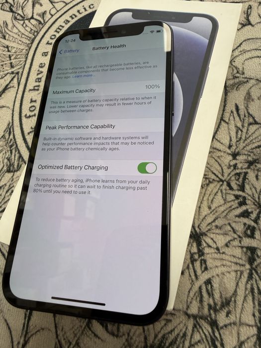 iPhone 12 Mini 64gb - перфектни, комплект, 100% батерия