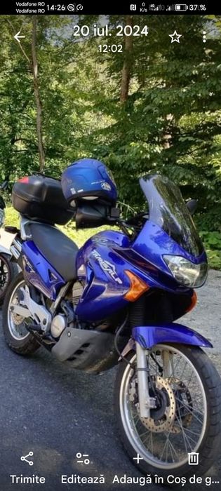 Motocicletă Honda Transalp