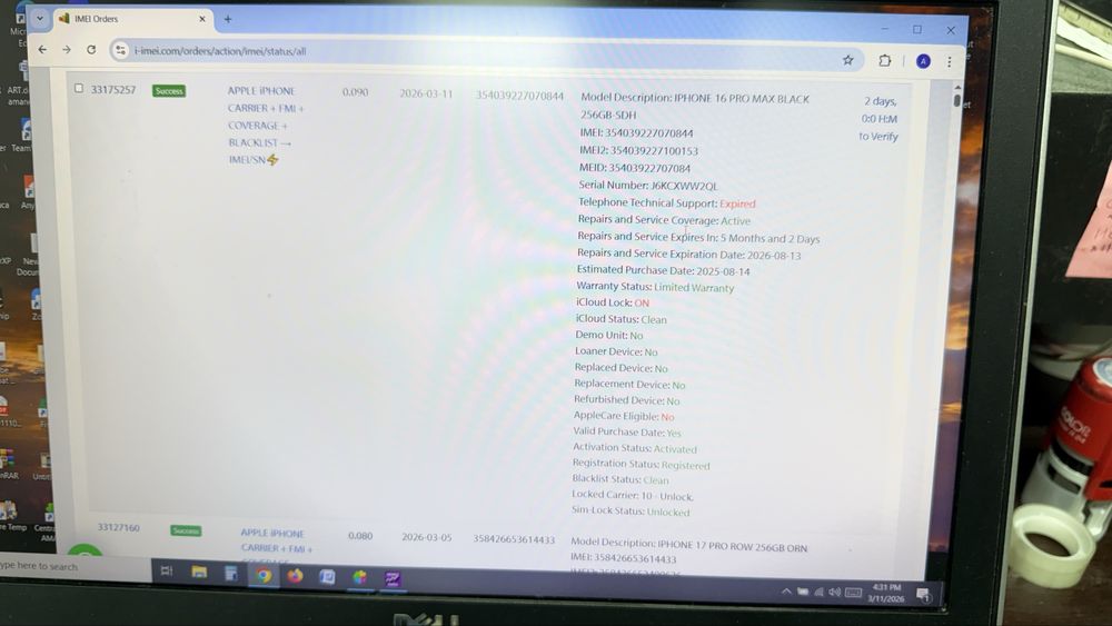 iPhone 16 Pro Max Black 256 GB