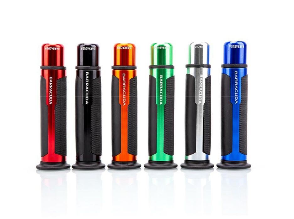 Mansoane Barracuda moto cu capete ghidon 22mm universale manere