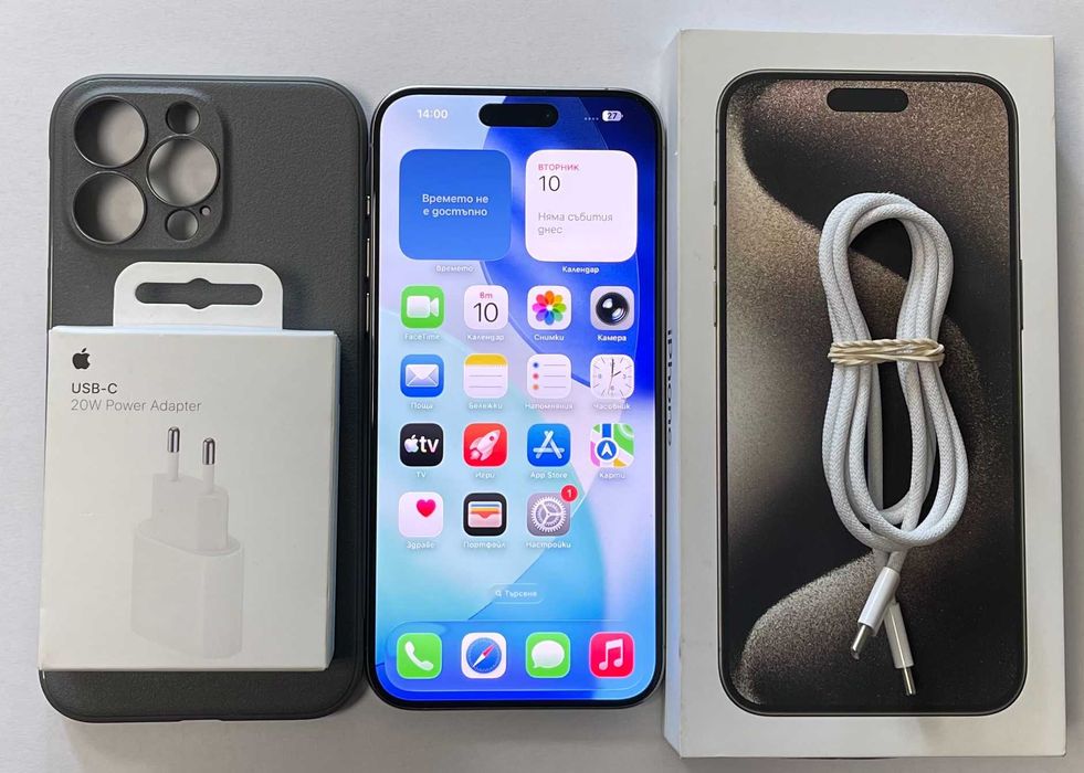 Iphone 15 Pro Max 256GB battery health 89% Перфектен!!!