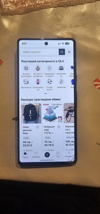 Дисплей за Google Pixel 7 спукан но работещ