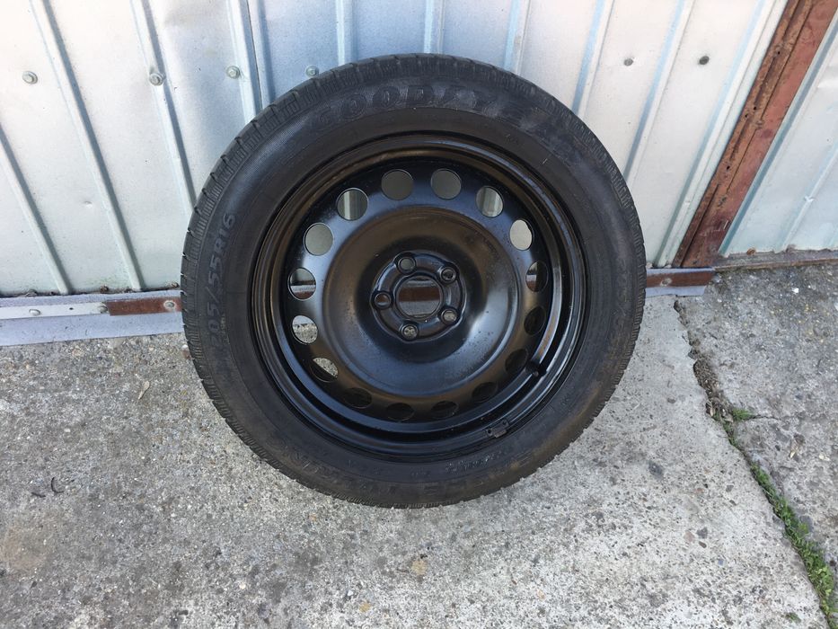 Roata Rezerva Janta Tabla+Anvelopa 205 55 R16 5x100 Vw Golf 4 Bora