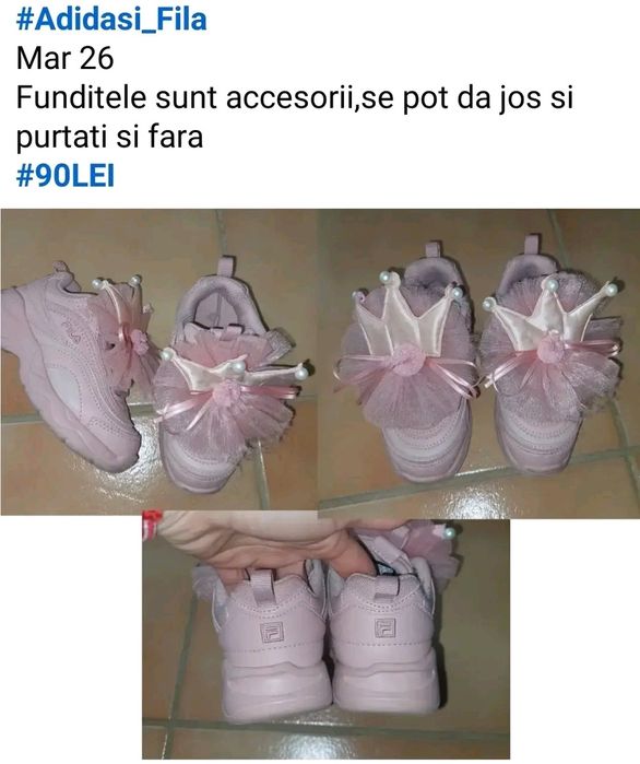 Adidasi Fila fete