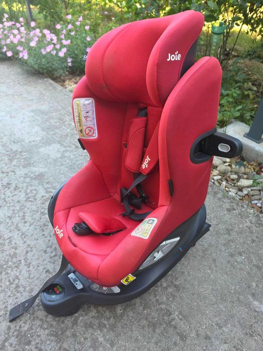 Scaun auto Joie rotativ 360°, ISOFIX, Rear Facing, roșu