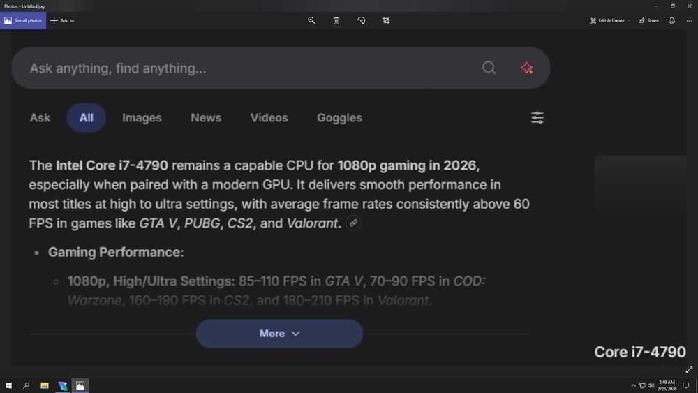Unitate PC Intel Core i7 4790 32GB DDR3 1600MHz XFX GTS AMD RX 580 8GB