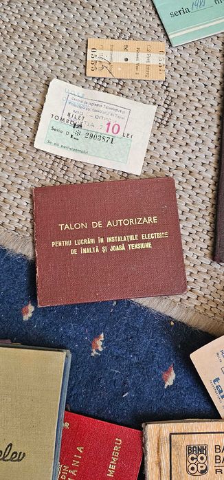 carnet cec vechi economii carnet elev bilete tren vechi toate