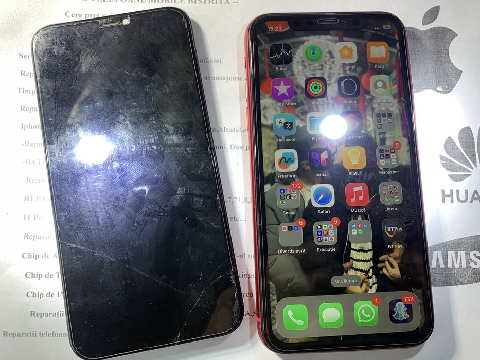 Reparatii IPhone Bistrita. Display , baterie , placa de baza IPhone, timp de reparatie 40 Min.