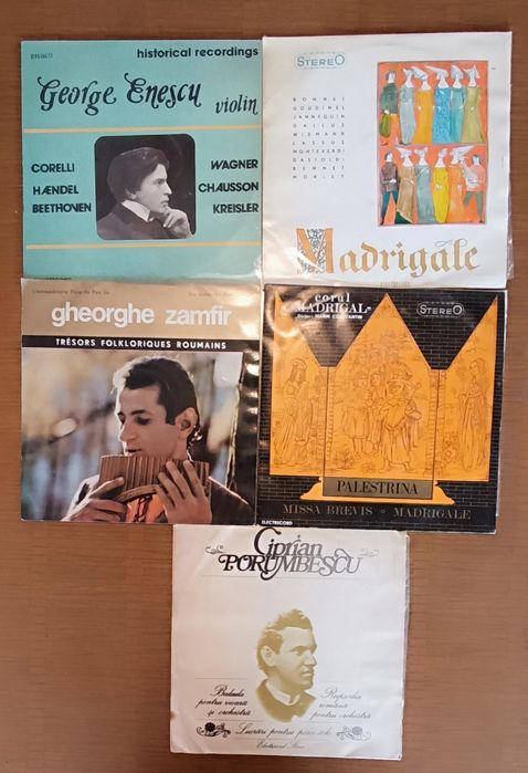 Colecție 100 discuri de vinil cu muzica clasica