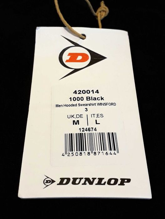 Hanorac cu gluga Dunlop Racing Performance - Original, Nou !