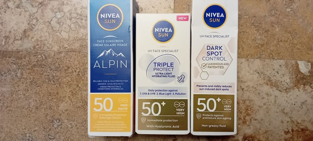 Creme nivea cu protecție solară