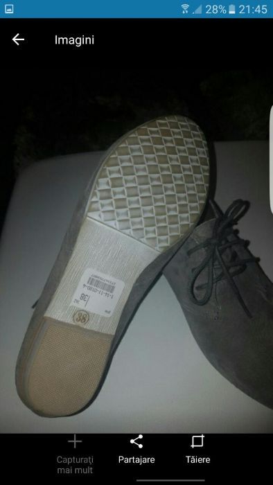 Pantofi din piele Noi