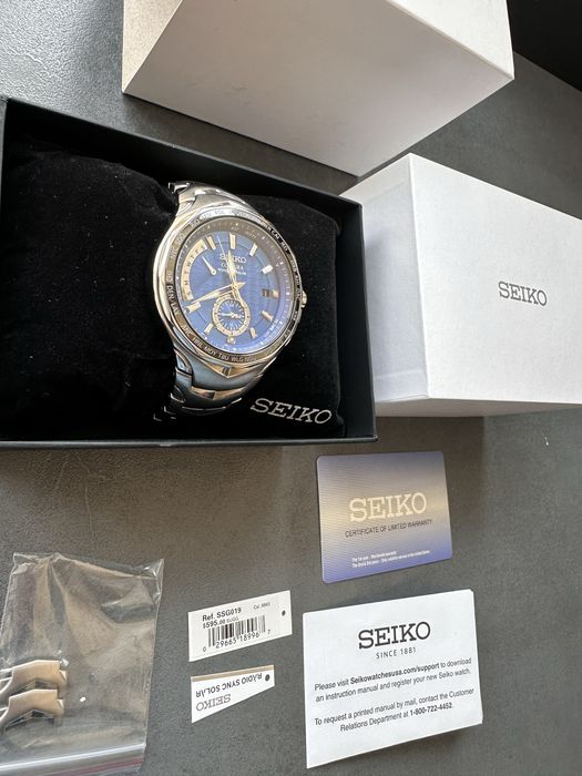 Seiko COUTURA radio sync solar