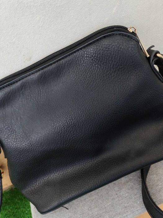 Дамска чанта и портмоне-кожа