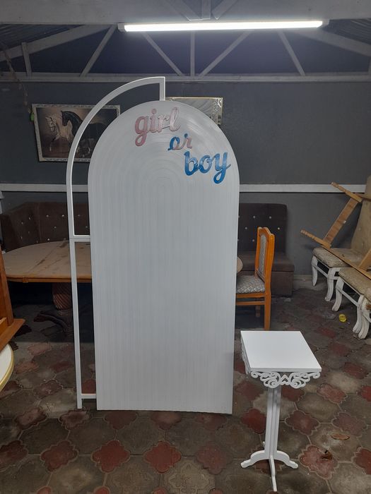 Фотозона гендер пати в аренду