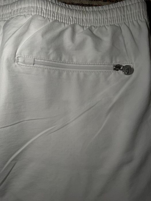 Pantaloni Nike de fas, alb curat, marimea XL
