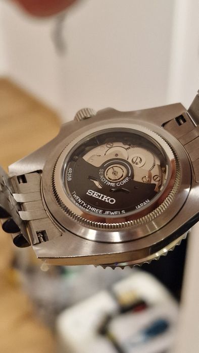 Vand ceas Seiko CUSTOM mod submariner
