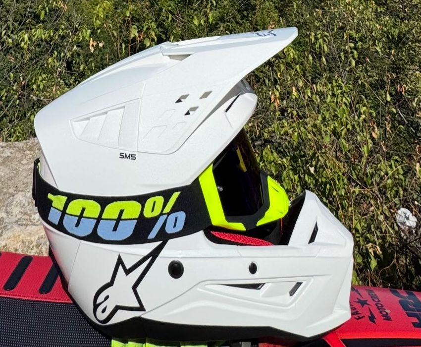 Каска ALPINESTARS SM5 Solid White