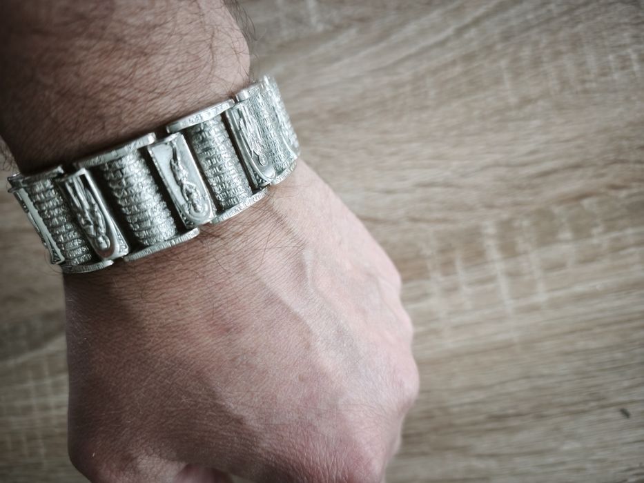 Браслет серебряный