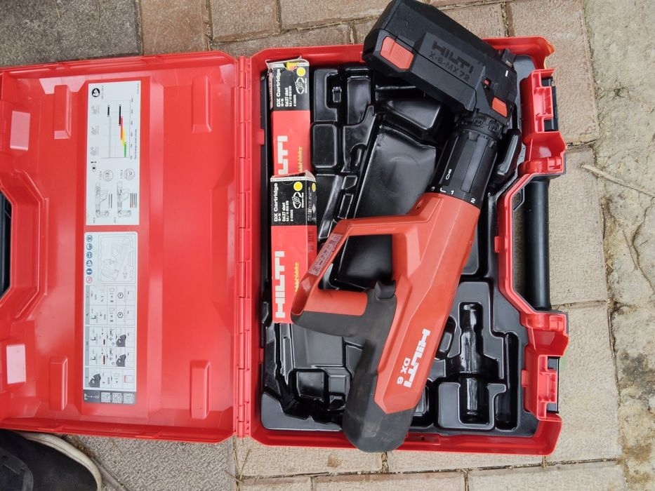 Pistol de puscat cuie în beton HILTI GX 6 fabric .2024 că și nou
