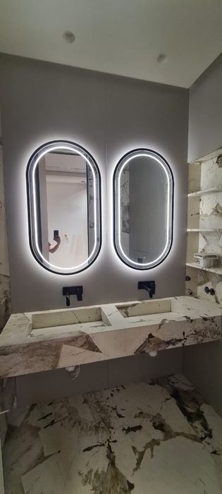 Стекло, зеркало, нарещка, перегородки